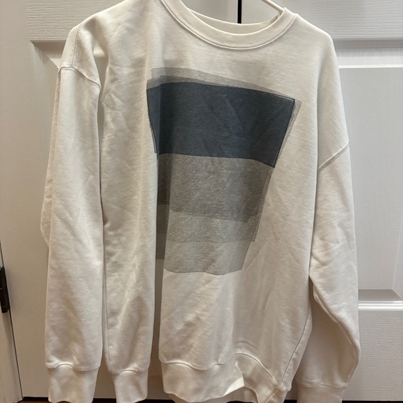 White Graphic Crewneck - Picture 3 of 4